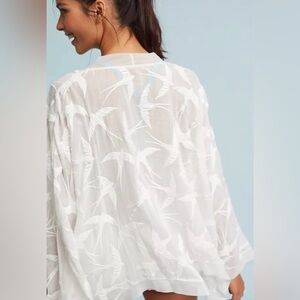 Anthropologie Lilka Shorebird Kimono Wrap Jacket
